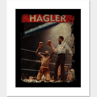 TEXTURE ART- Marvin Hagler - RETRO STYLE 1 Posters and Art